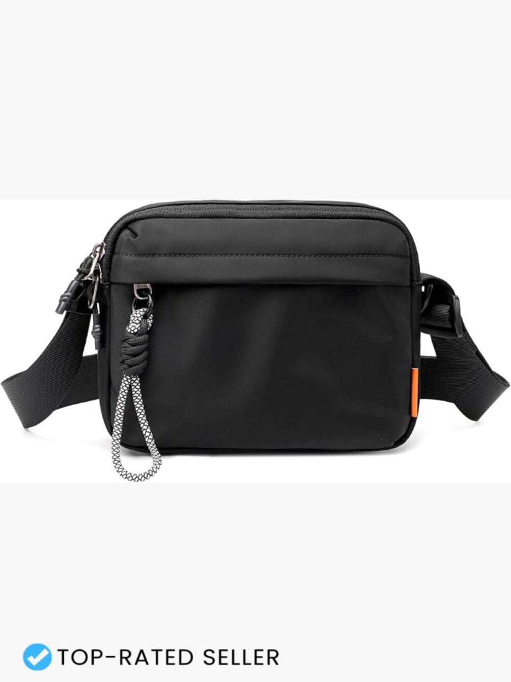 Small Nylon Crossbody Bag Travel Purse Water Resistant Adjustable Strap Chic